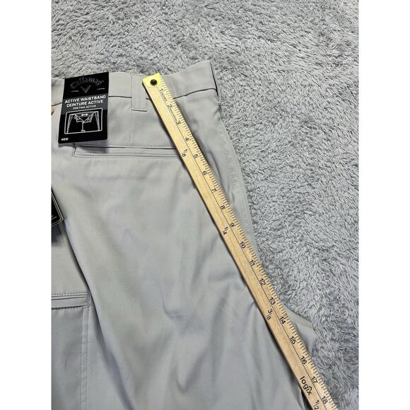 Callaway Mens Shorts Grey Ceinture Active Stretch Opti Dri Size 40 NWT‎ - Picture 8 of 9